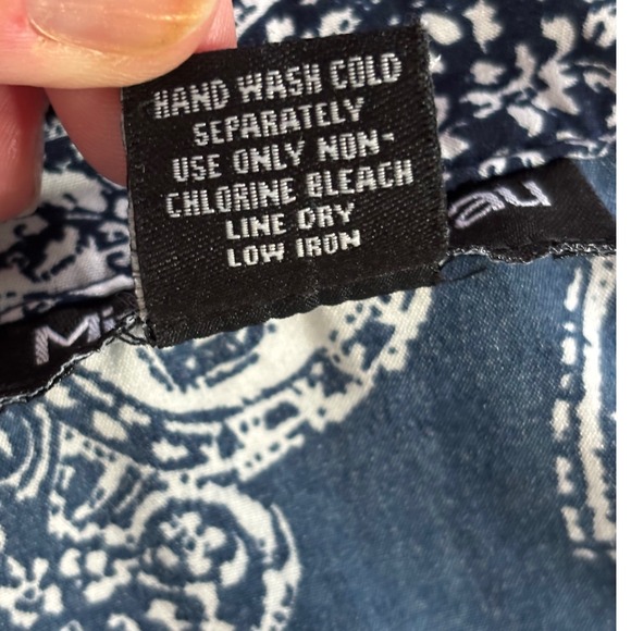 Mix Nouveau Womens Faux Wrap Boho Ruffle Maxi Skirt PXL Cottage Country Peasant - Picture 4 of 8